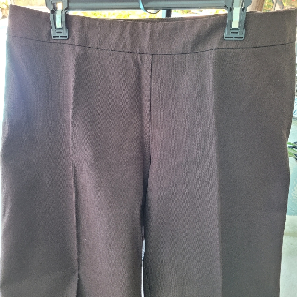 Chico's Getaway Pant Sz 2.5=14, Brown - Picture 5 of 10